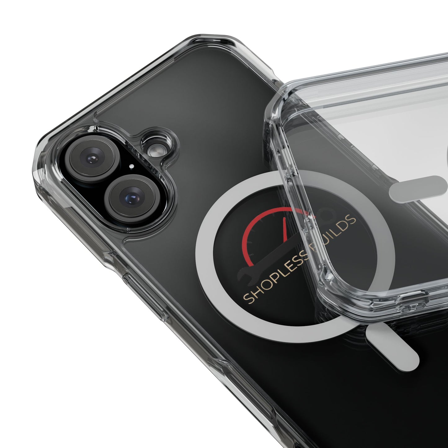 Shopless Builds Magnetic Clear Impact Case